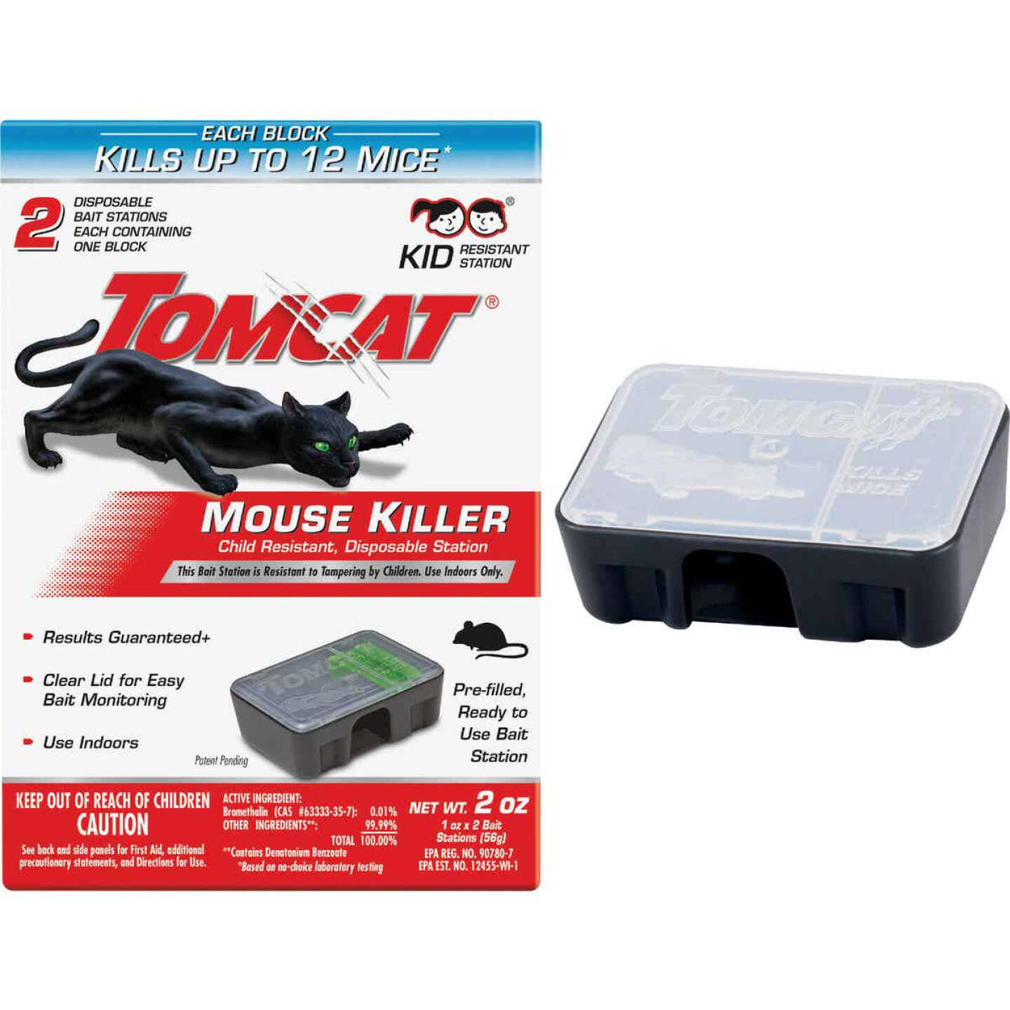 TOMCAT Disposable Bait Station Mouse Killer (2-Pack) - Clark Devon