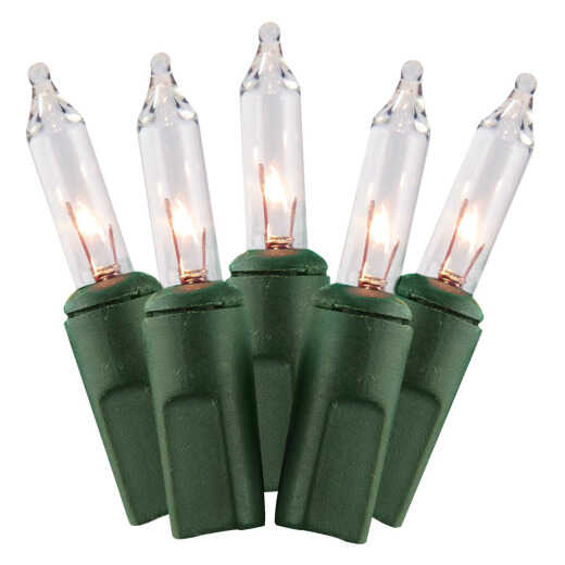 J Hofert Clear 50-Bulb Mini Incandescent Light Set